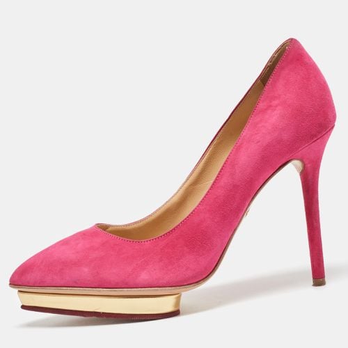 Suede Platform Pumps Size 36 - Charlotte Olympia - Modalova