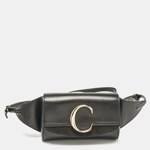 Leather and Suede C Belt Bag - Chloe - Modalova