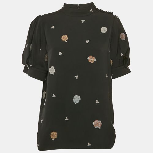 Chloé Brocade Puff Sleeve Top L - Chloe - Modalova