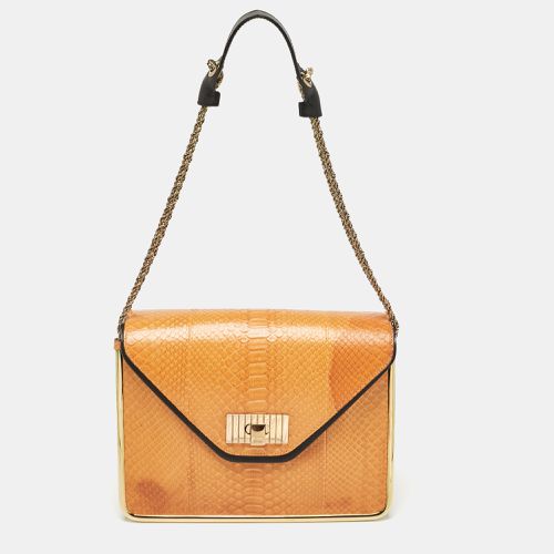 Python and Leather Medium Sally Shoulder Bag - Chloe - Modalova