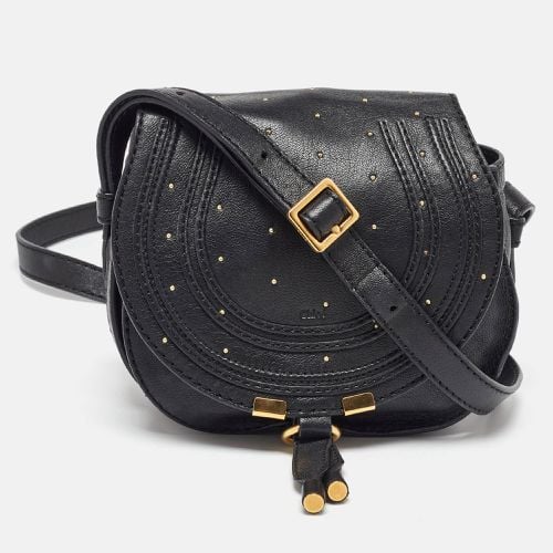 Leather Studded Mini Marcie Crossbody Bag - Chloe - Modalova