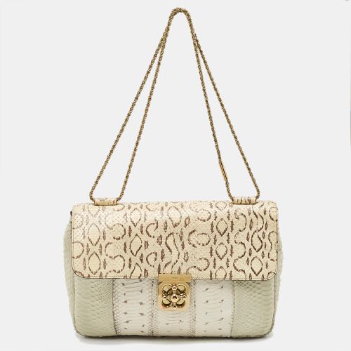 Light /Cream Large Elsie Shoulder Bag - Chloe - Modalova