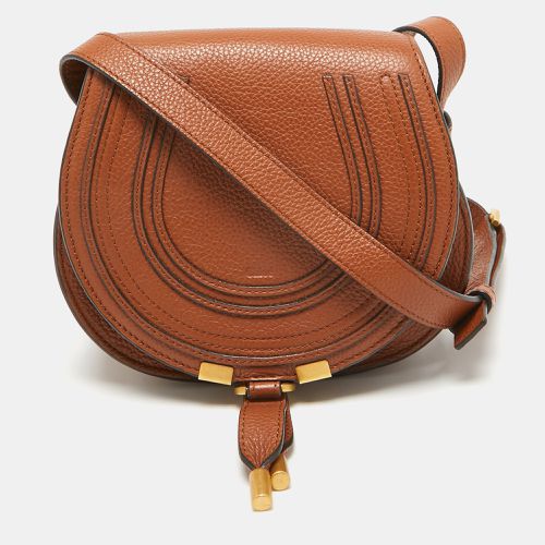 Leather Small Marcie Saddle Bag - Chloe - Modalova