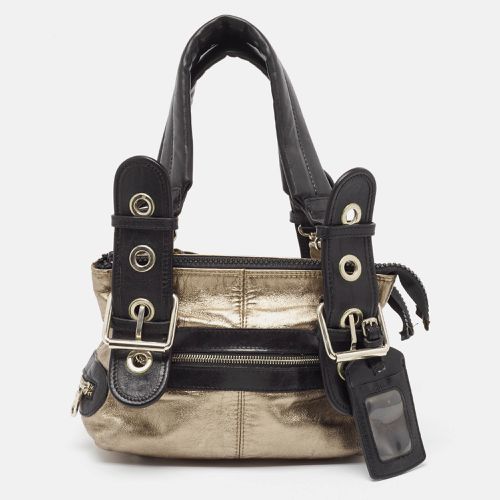 Black/ Leather Double Zip Shoulder Bag - Chloe - Modalova