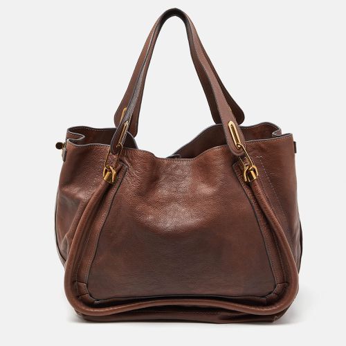 Leather Large Paraty Satchel - Chloe - Modalova