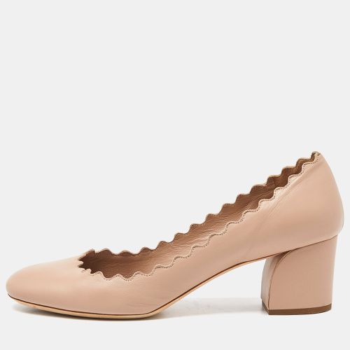 Leather Laurena Scalloped Pumps Size 39 - Chloe - Modalova