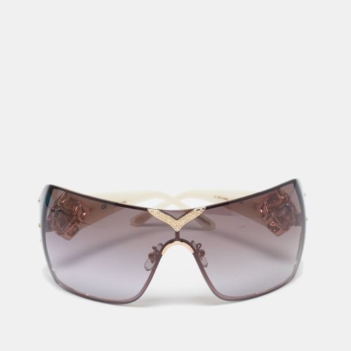 White/ Gradient SCH999S Crystals Shield Sunglasses - Chopard - Modalova