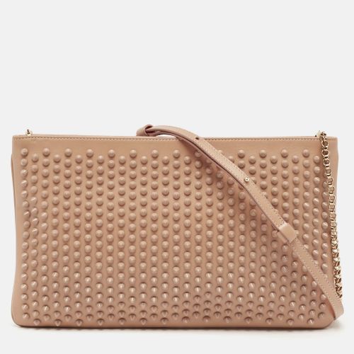 Leather Spike Clutch Bag - Christian Louboutin - Modalova