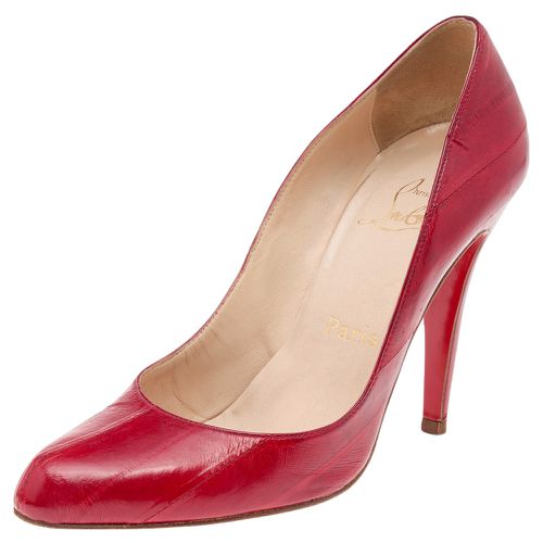 Eel Leather Pumps Size 36.5 - Christian Louboutin - Modalova