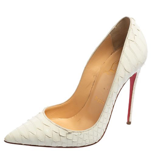 Python Leather So Kate Pumps Size 35.5 - Christian Louboutin - Modalova