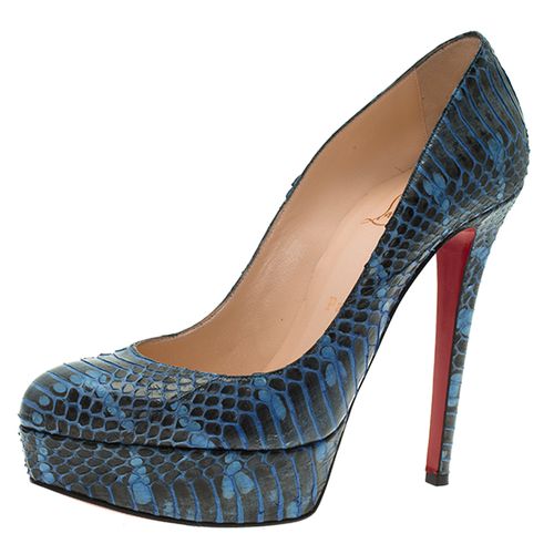 Hristian Louboutin Watersnake Bianca Pumps Size 37.5 - Christian Louboutin - Modalova