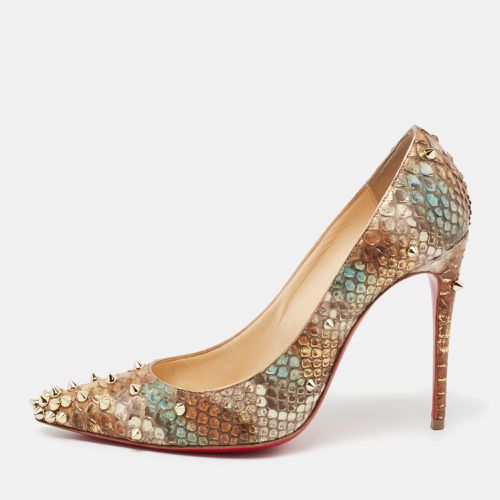 Tri-Color Python Leather Degraspike Pumps Size 36 - Christian Louboutin - Modalova