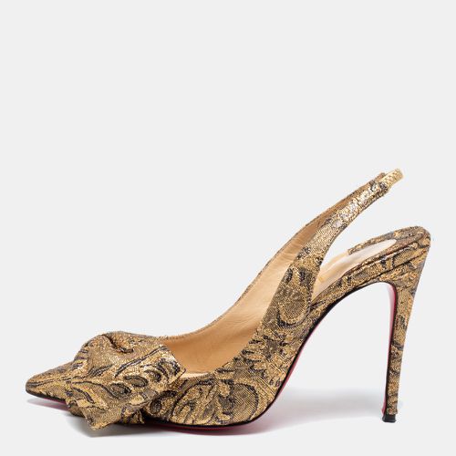 Brocade Fabric Kirazissimo Slingback Sandals Size 37.5 - Christian Louboutin - Modalova