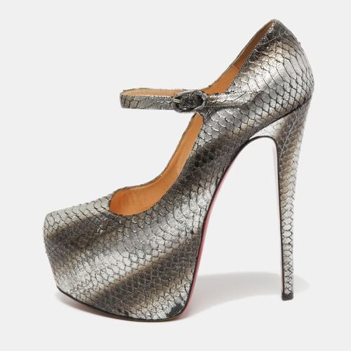 Two Tone Python Lady Daf Pumps Size 39.5 - Christian Louboutin - Modalova