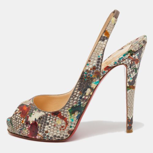 Python No Prive Slingback Pumps Size 41 - Christian Louboutin - Modalova