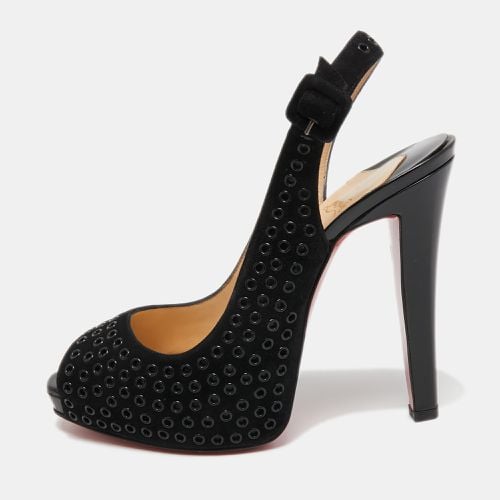 Suede Aicha Slingback Pumps Size 41 - Christian Louboutin - Modalova