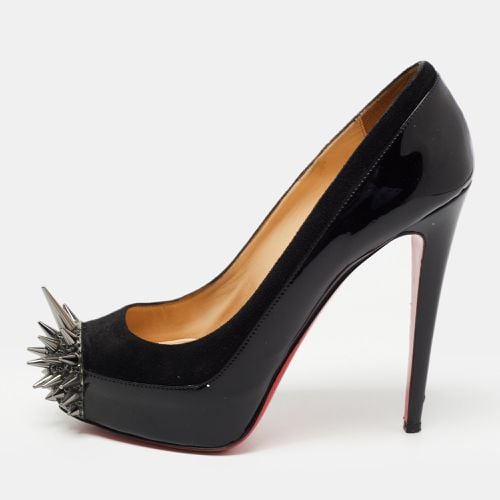 Patent and Suede Asteroid Pumps Size 38.5 - Christian Louboutin - Modalova