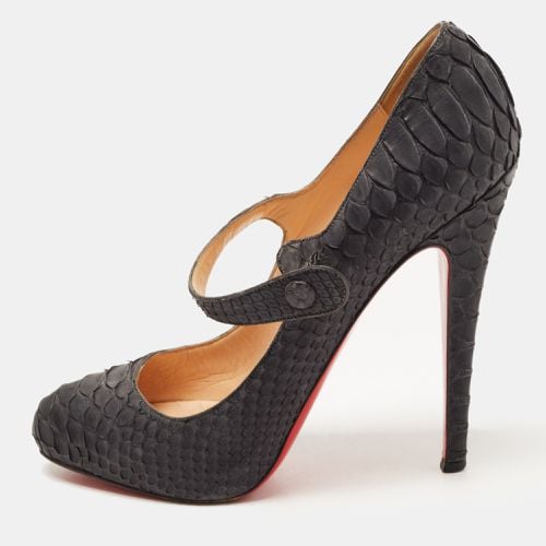 Python Mary Jane Pumps Size 38.5 - Christian Louboutin - Modalova