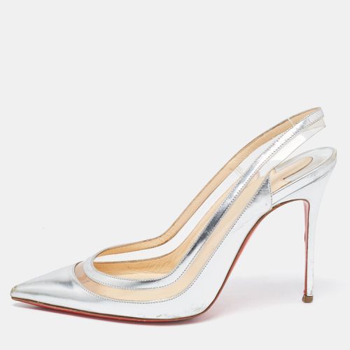 Leather and PVC Paulina Slingback Pumps Size 37.5 - Christian Louboutin - Modalova