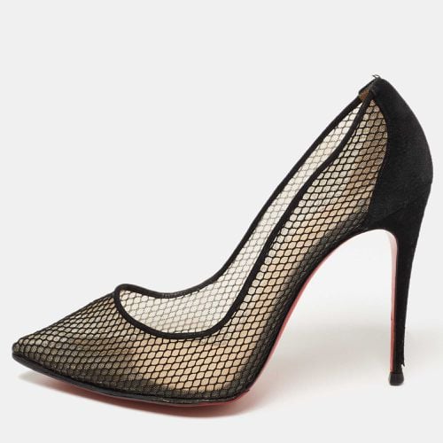 Mesh and Suede Follies Resille Pumps Size 37.5 - Christian Louboutin - Modalova