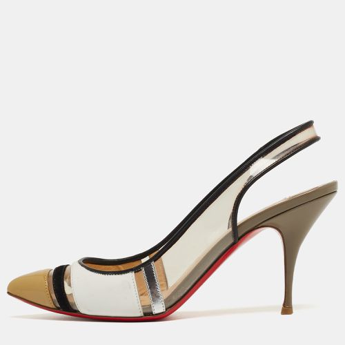 Tri-Color PVC and Leather Highway Slingback Sandals Size 36.5 - Christian Louboutin - Modalova