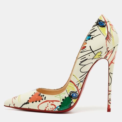 Printed Patent Leather So Kate Pumps Size 37 - Christian Louboutin - Modalova