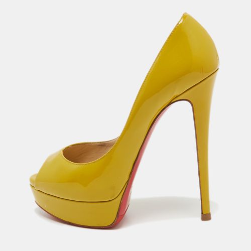 Patent Lady Peep Pumps Size 38 - Christian Louboutin - Modalova