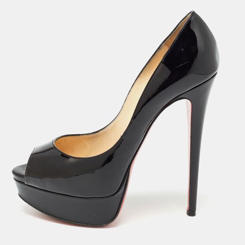 Patent Leather Lady Peep Pumps Size 36 - Christian Louboutin - Modalova