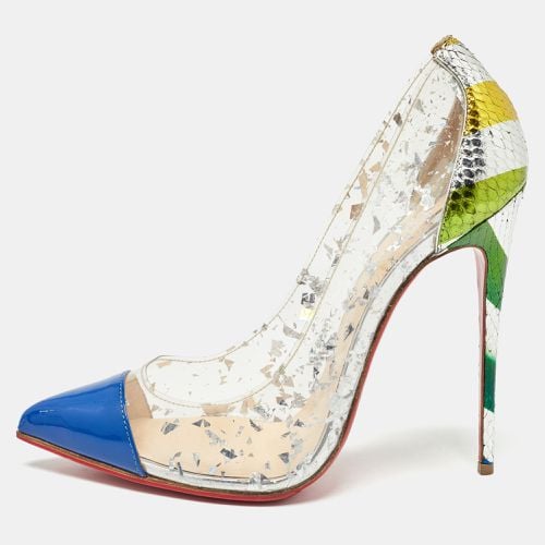 Embossed Snakeskin, Patent and PVC Debout Pumps Size 40 - Christian Louboutin - Modalova