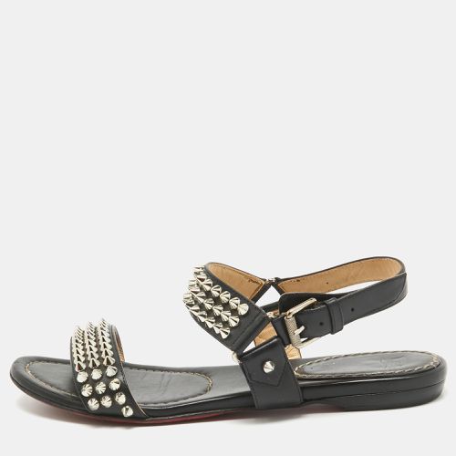 Leather Bikee Bike Spikes Flat Sandals Size 37 - Christian Louboutin - Modalova