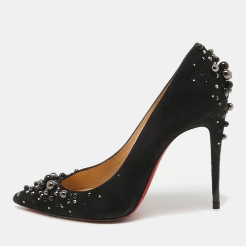 Suede Embellished Candidate Pumps Size 38 - Christian Louboutin - Modalova