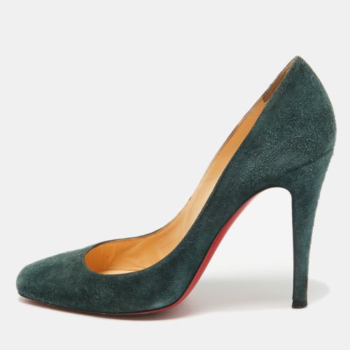 Dark Suede Particule Pumps Size 38 - Christian Louboutin - Modalova