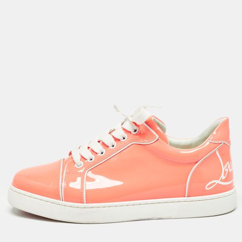 Light Patent Leather Louis Junior Low Top Sneakers Size 39 - Christian Louboutin - Modalova