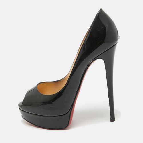 Patent Leather Lady Peep Pumps Size 39.5 - Christian Louboutin - Modalova