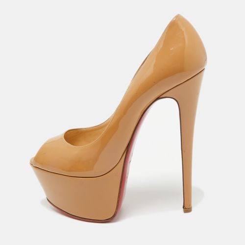 Patent Leather Jamie Platform Pumps Size 39.5 - Christian Louboutin - Modalova