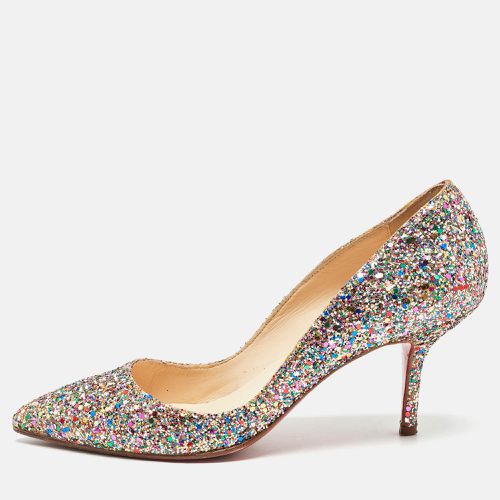 Coarse Glitter Pointed Toe Pumps Size 37.5 - Christian Louboutin - Modalova