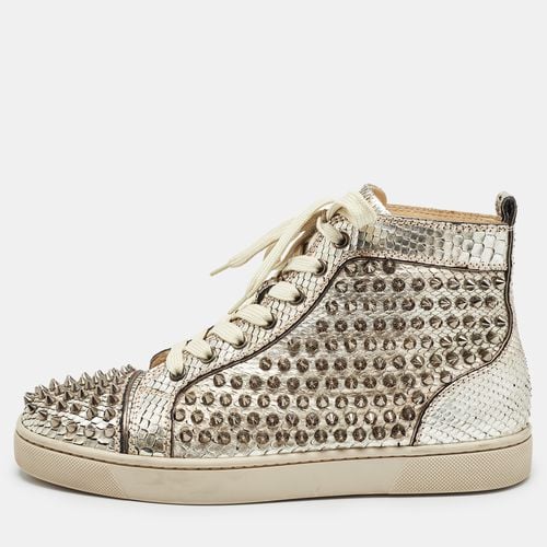 Python Louis Spikes Sneakers Size 40 - Christian Louboutin - Modalova