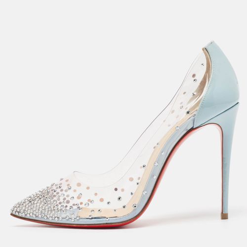 Light Patent Leather and PVC Degrastrass Pumps Size 36.5 - Christian Louboutin - Modalova