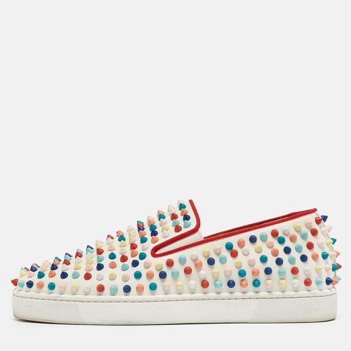 Leather Roller Boat Sneakers Size 40 - Christian Louboutin - Modalova