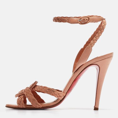 Woven Leather Marilou Sandals Size 40.5 - Christian Louboutin - Modalova