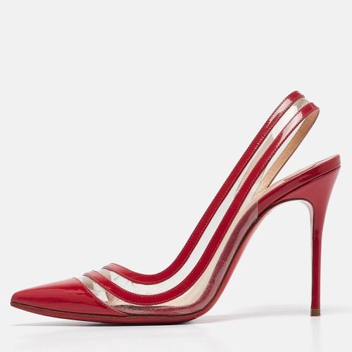 Transparent Patent Leather and PVC Paralili D'orsay Pumps Size 37.5 - Christian Louboutin - Modalova