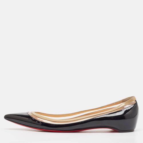 Patent Leather and PVC Paulina Ballet Flats Size 39.5 - Christian Louboutin - Modalova