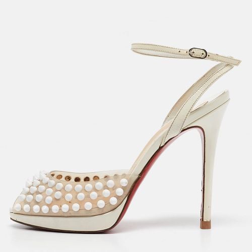 Cream Patent and PVC St Jeanette Pumps Size 36 - Christian Louboutin - Modalova