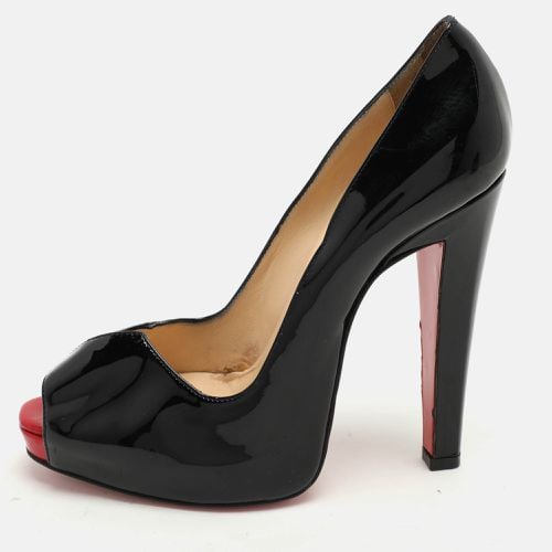 Patent Leather Carroseria Peep Toe Pumps Size 37 - Christian Louboutin - Modalova