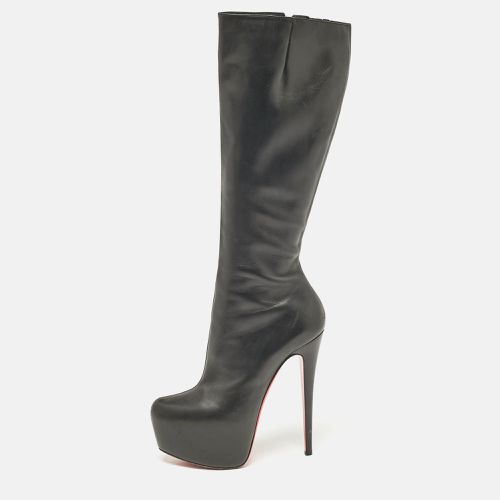 Leather Knee Length Boots Size 38.5 - Christian Louboutin - Modalova