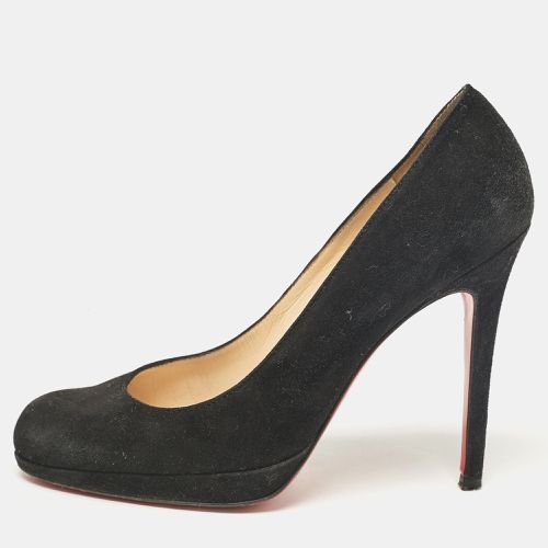 Suede Round Toe Pumps Size 37 - Christian Louboutin - Modalova