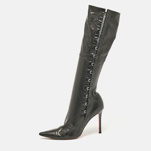 Leather Knee Length Boots Size 37.5 - Christian Louboutin - Modalova