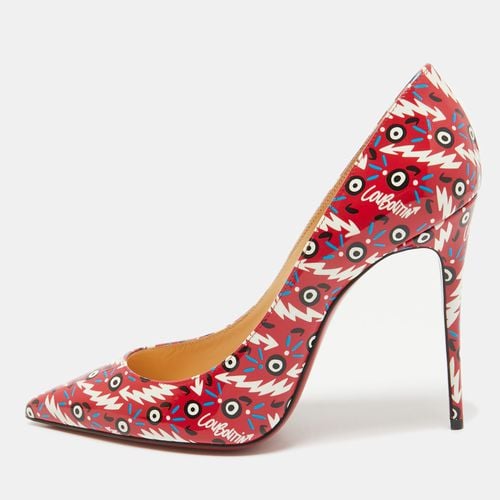 Printed Patent Leather Pigalle Follies Pumps Size 38 - Christian Louboutin - Modalova