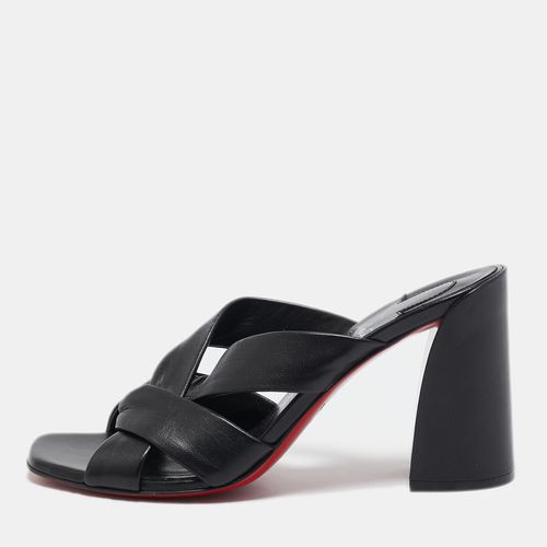 Leather Dispo Club Slide Sandals Size 39 - Christian Louboutin - Modalova