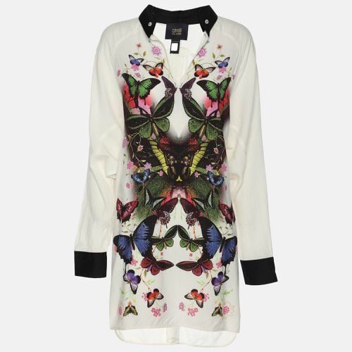 Floral Print Viscose Long Sleeve Tunic M - Class by Roberto Cavalli - Modalova